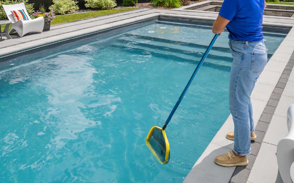 Fiberglass pool maintenance and care services for SEO target area 